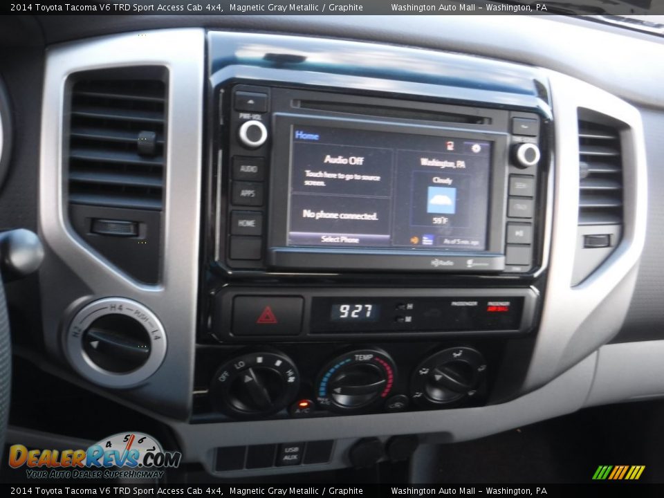2014 Toyota Tacoma V6 TRD Sport Access Cab 4x4 Magnetic Gray Metallic / Graphite Photo #15