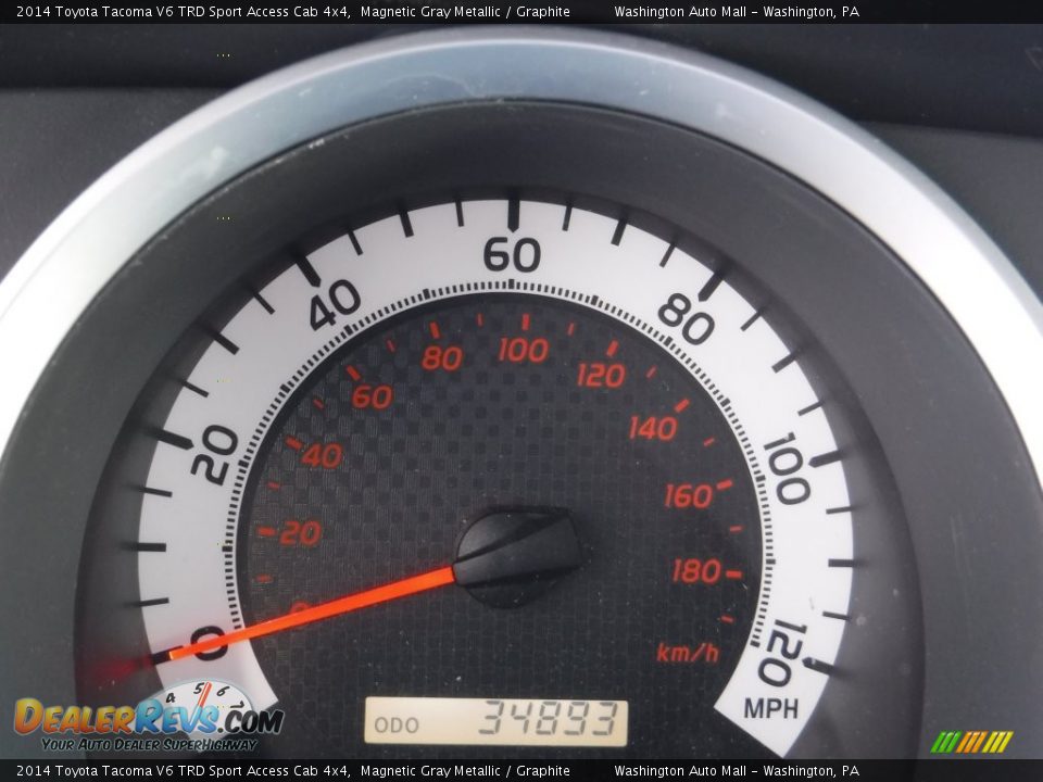 2014 Toyota Tacoma V6 TRD Sport Access Cab 4x4 Magnetic Gray Metallic / Graphite Photo #20