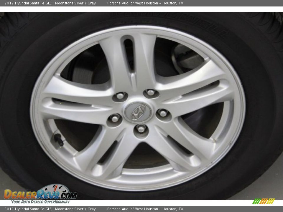 2012 Hyundai Santa Fe GLS Moonstone Silver / Gray Photo #5