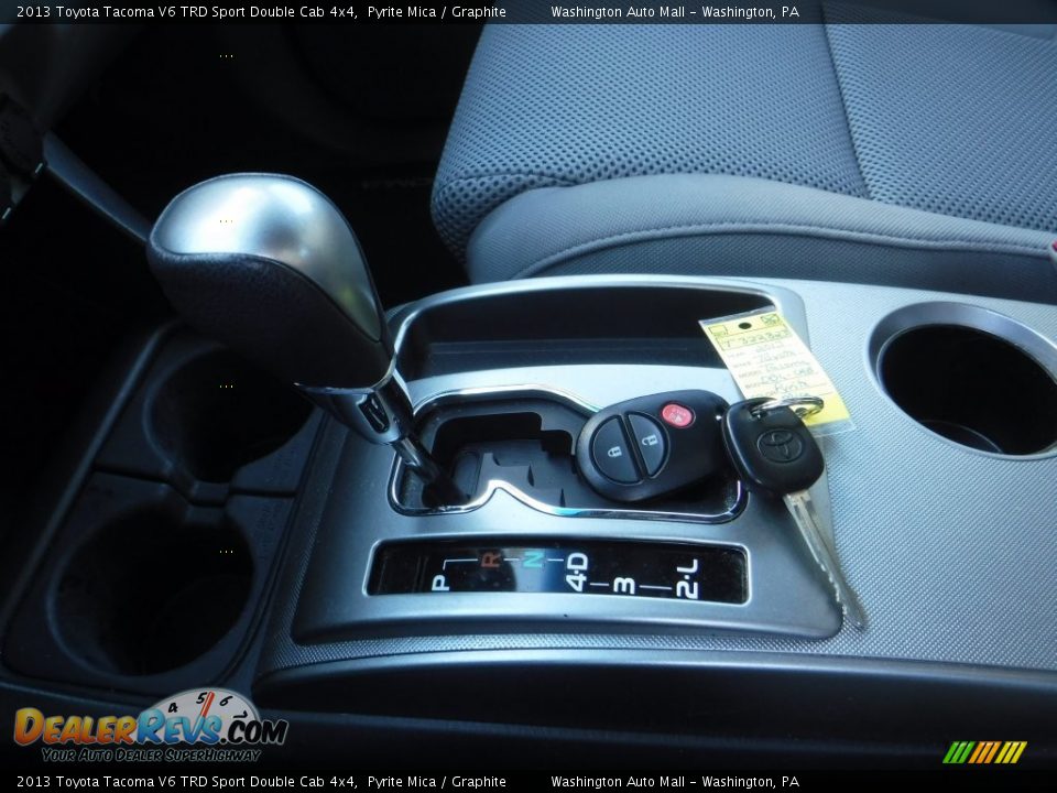 2013 Toyota Tacoma V6 TRD Sport Double Cab 4x4 Pyrite Mica / Graphite Photo #16
