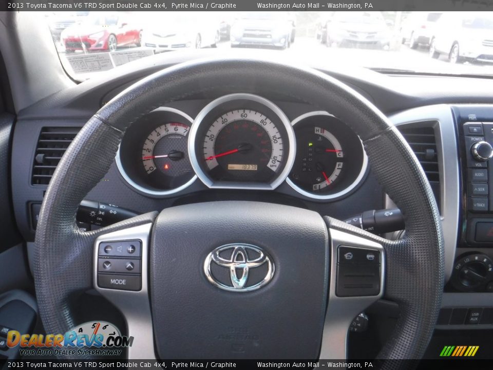 2013 Toyota Tacoma V6 TRD Sport Double Cab 4x4 Pyrite Mica / Graphite Photo #17
