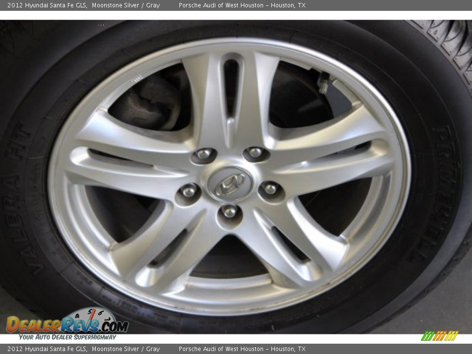 2012 Hyundai Santa Fe GLS Moonstone Silver / Gray Photo #11