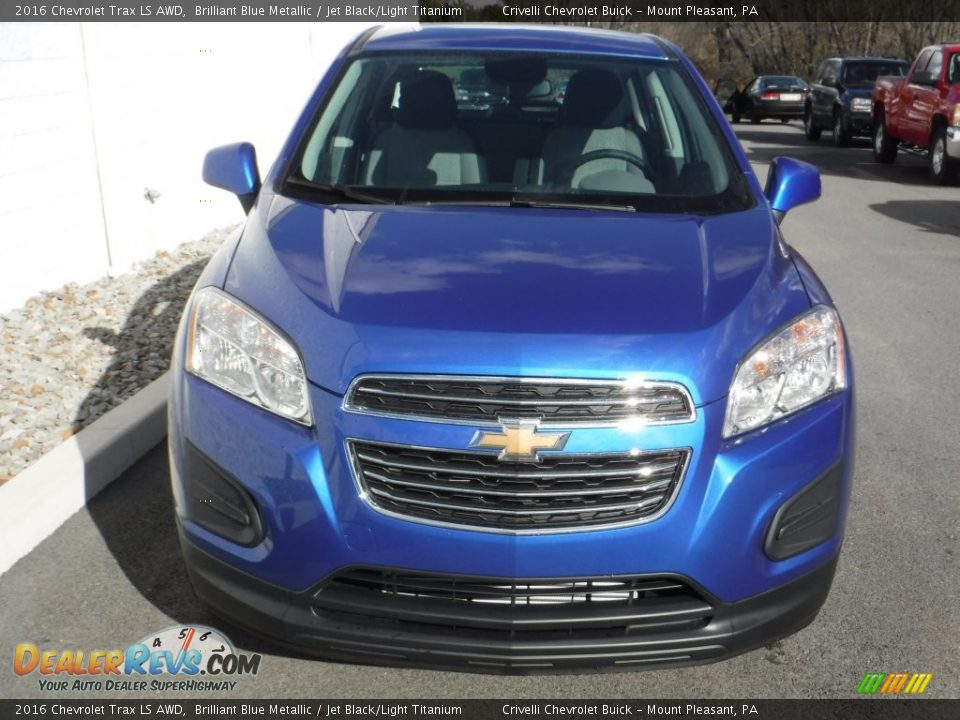 2016 Chevrolet Trax LS AWD Brilliant Blue Metallic / Jet Black/Light Titanium Photo #4