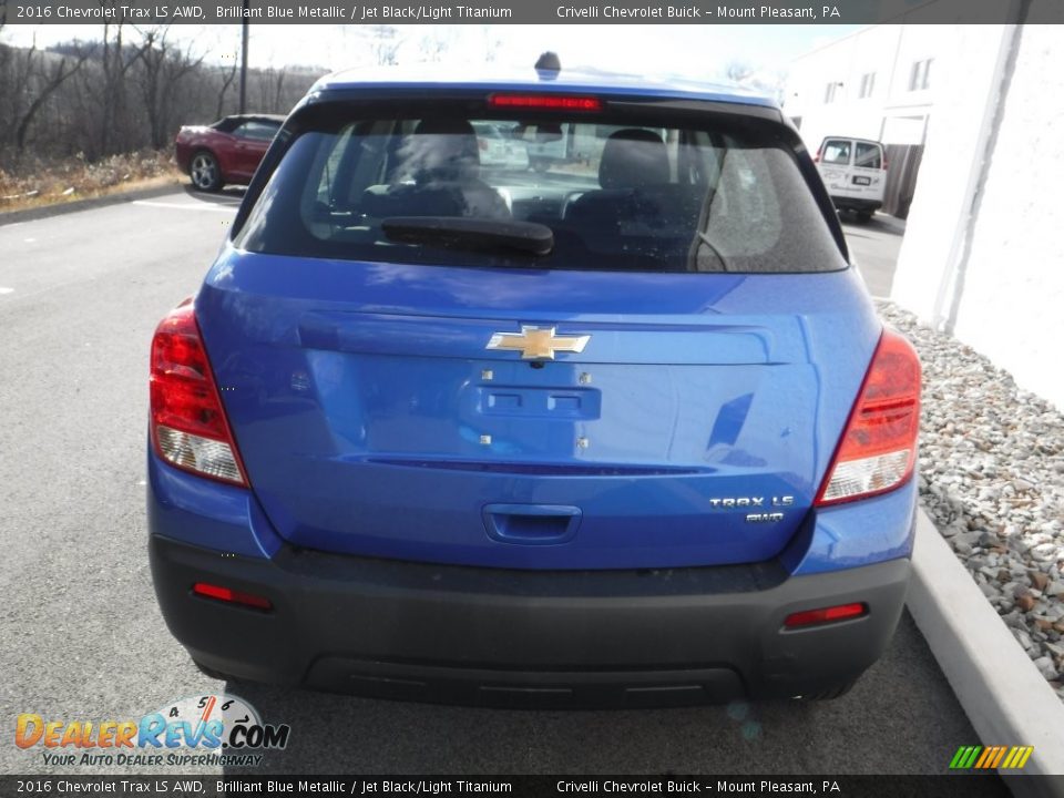 2016 Chevrolet Trax LS AWD Brilliant Blue Metallic / Jet Black/Light Titanium Photo #6