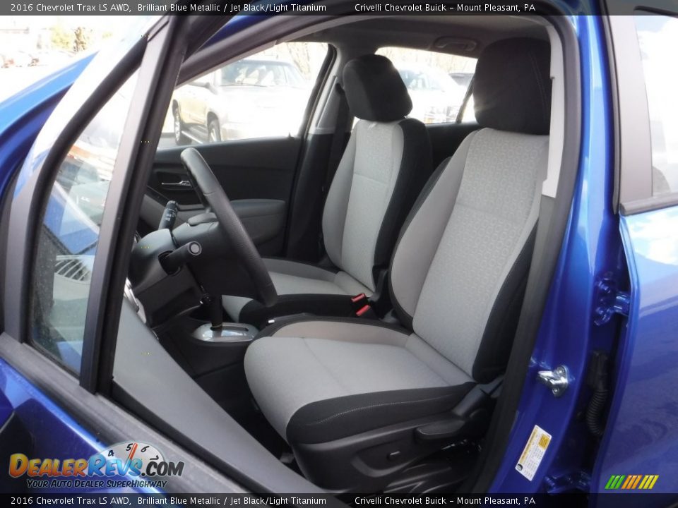 2016 Chevrolet Trax LS AWD Brilliant Blue Metallic / Jet Black/Light Titanium Photo #10