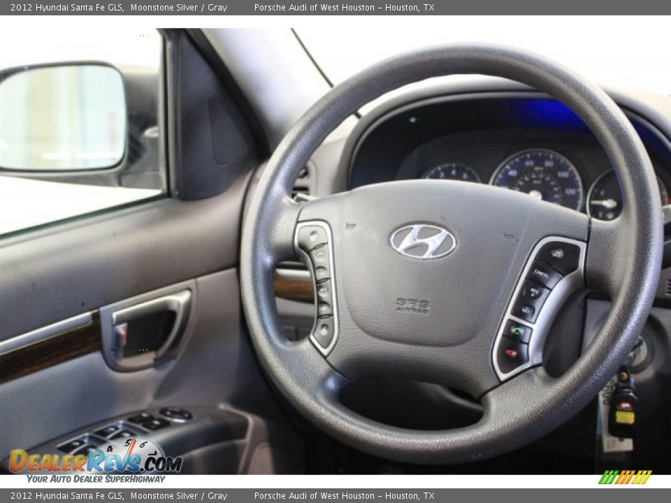 2012 Hyundai Santa Fe GLS Moonstone Silver / Gray Photo #28