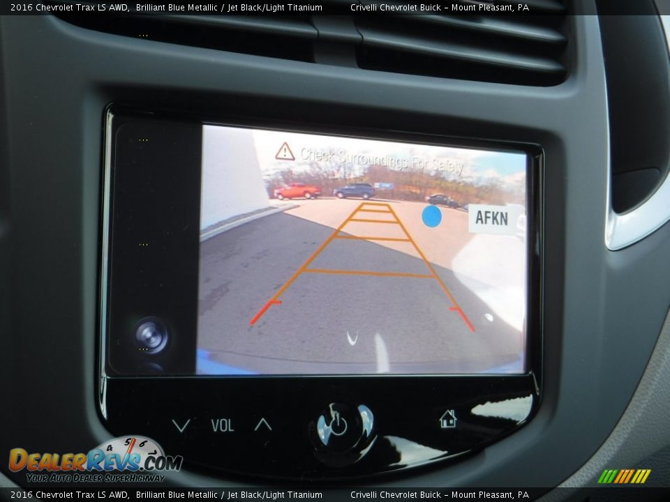 2016 Chevrolet Trax LS AWD Brilliant Blue Metallic / Jet Black/Light Titanium Photo #12