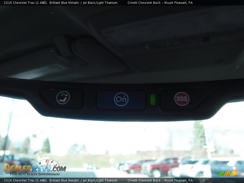 2016 Chevrolet Trax LS AWD Brilliant Blue Metallic / Jet Black/Light Titanium Photo #13