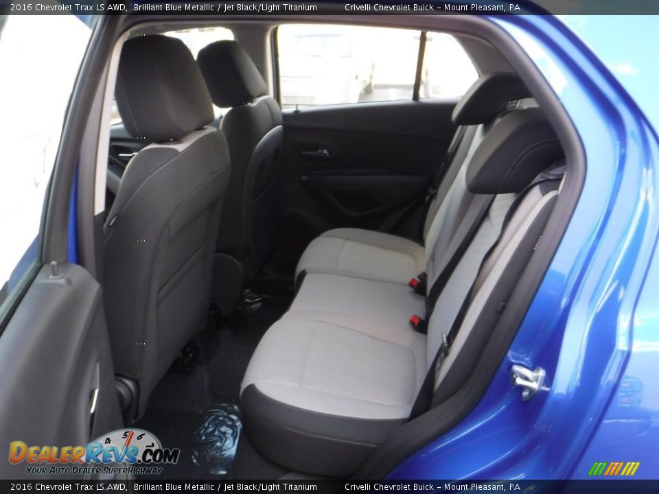 2016 Chevrolet Trax LS AWD Brilliant Blue Metallic / Jet Black/Light Titanium Photo #16