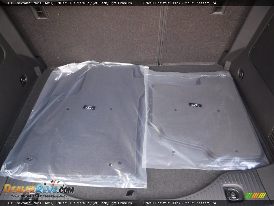 2016 Chevrolet Trax LS AWD Brilliant Blue Metallic / Jet Black/Light Titanium Photo #18