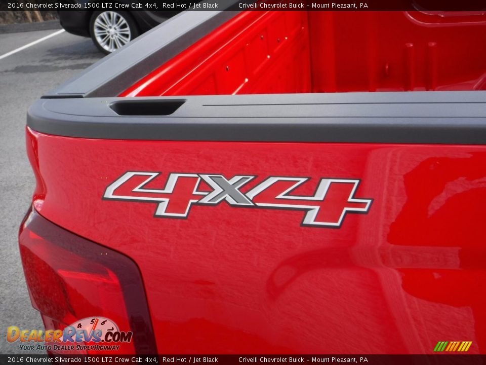 2016 Chevrolet Silverado 1500 LTZ Crew Cab 4x4 Red Hot / Jet Black Photo #6