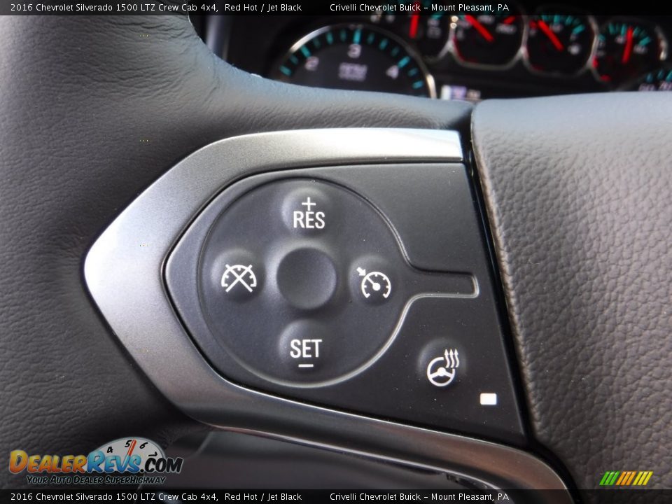 Controls of 2016 Chevrolet Silverado 1500 LTZ Crew Cab 4x4 Photo #12