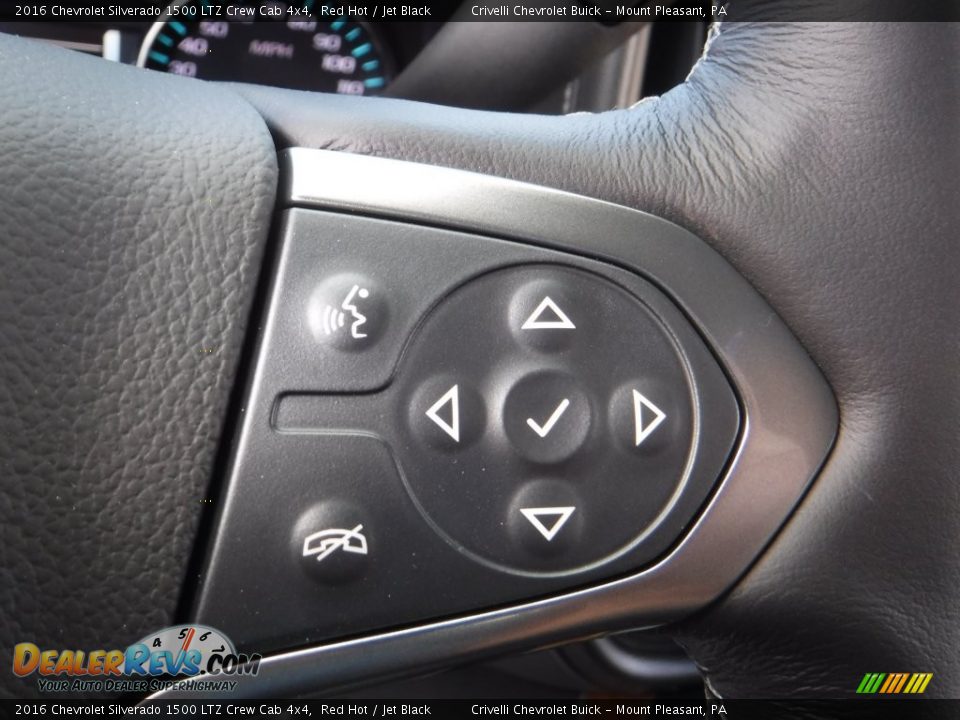 Controls of 2016 Chevrolet Silverado 1500 LTZ Crew Cab 4x4 Photo #13