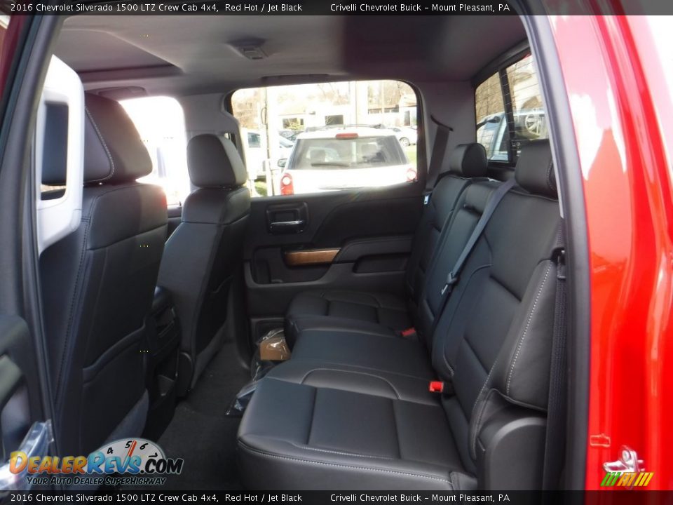 2016 Chevrolet Silverado 1500 LTZ Crew Cab 4x4 Red Hot / Jet Black Photo #28