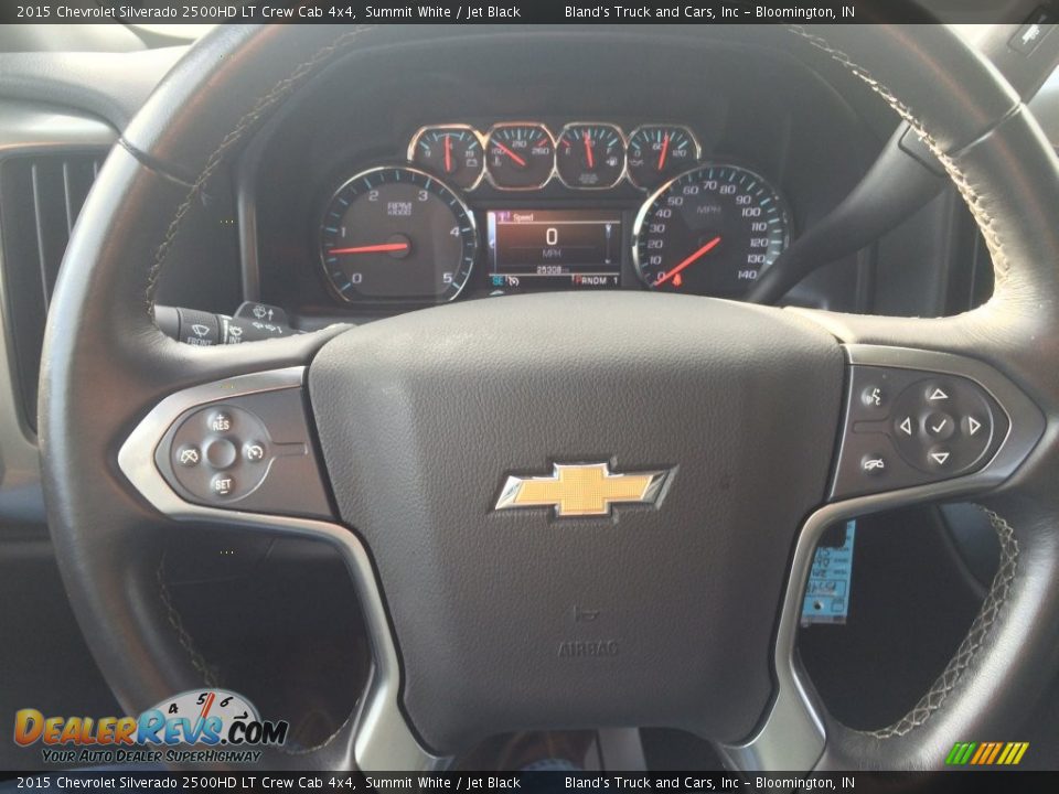 2015 Chevrolet Silverado 2500HD LT Crew Cab 4x4 Summit White / Jet Black Photo #17