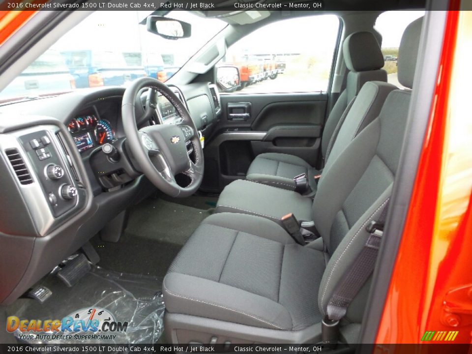 Front Seat of 2016 Chevrolet Silverado 1500 LT Double Cab 4x4 Photo #6