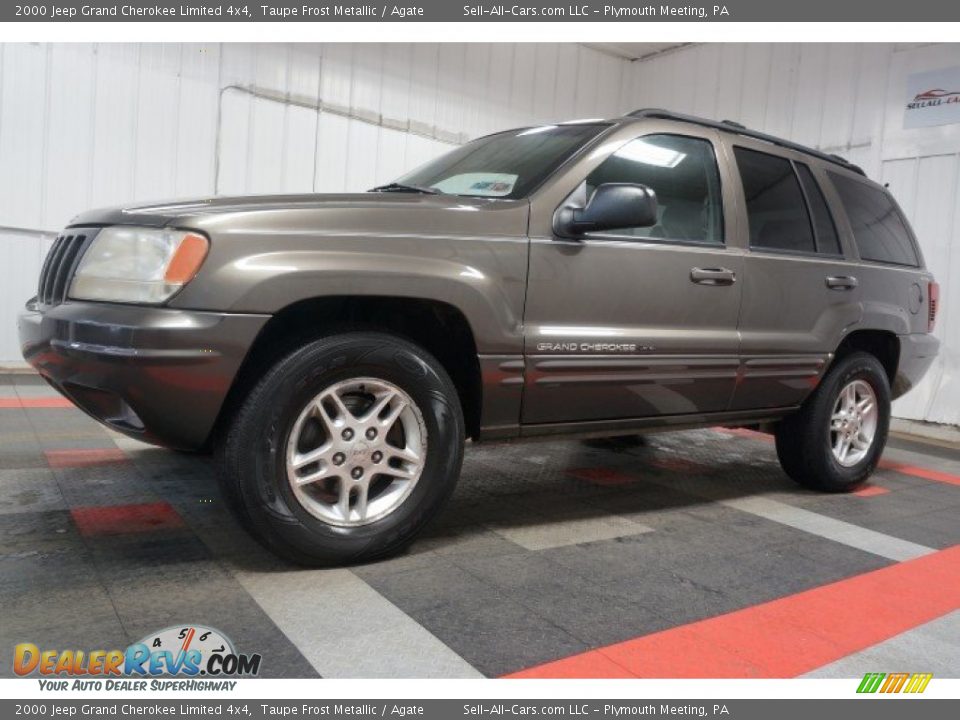 2000 Jeep Grand Cherokee Limited 4x4 Taupe Frost Metallic / Agate Photo #2