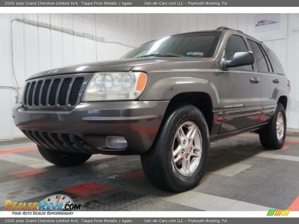2000 Jeep Grand Cherokee Limited 4x4 Taupe Frost Metallic / Agate Photo #3