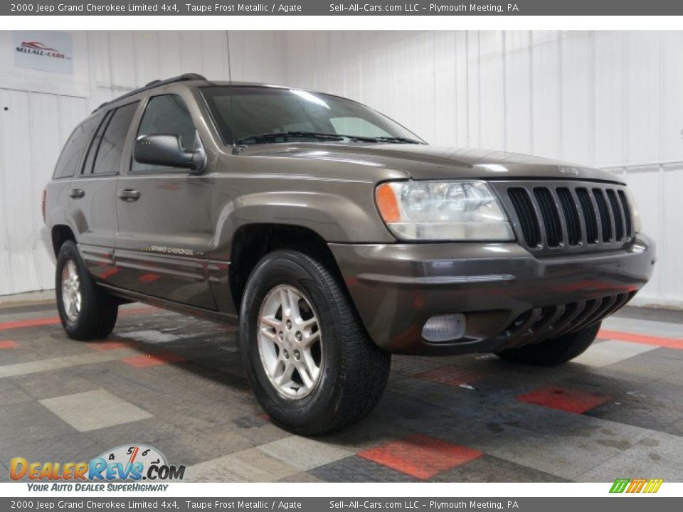 2000 Jeep Grand Cherokee Limited 4x4 Taupe Frost Metallic / Agate Photo #5