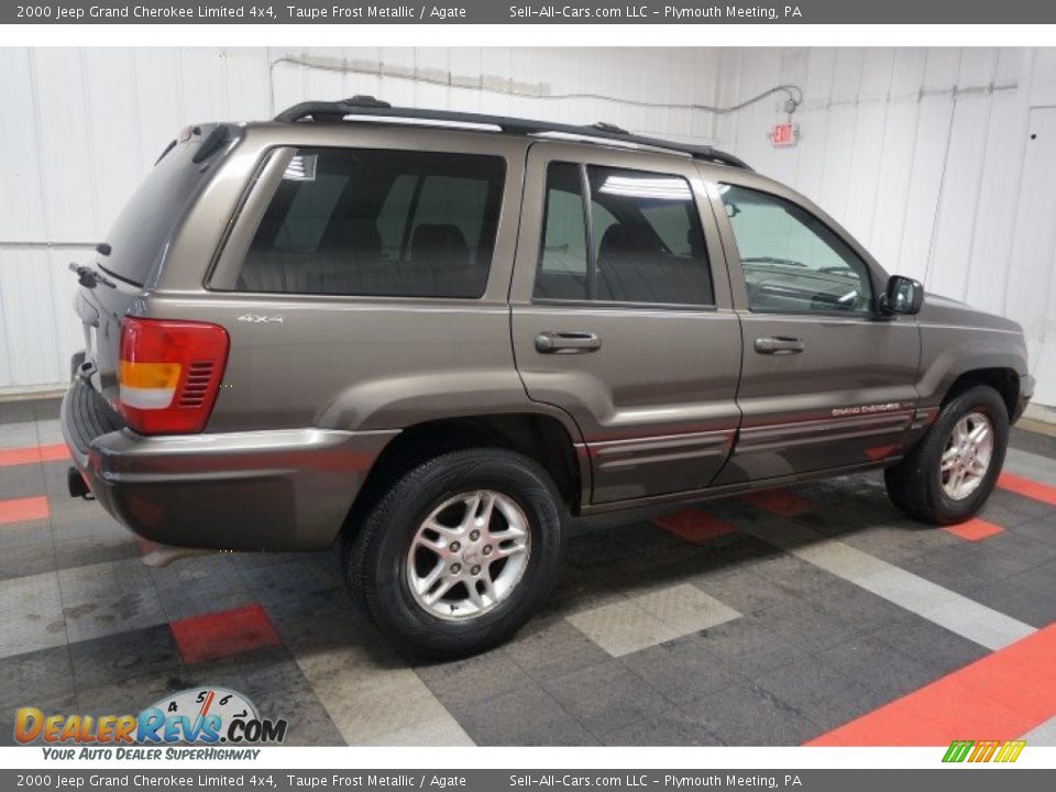 2000 Jeep Grand Cherokee Limited 4x4 Taupe Frost Metallic / Agate Photo #7