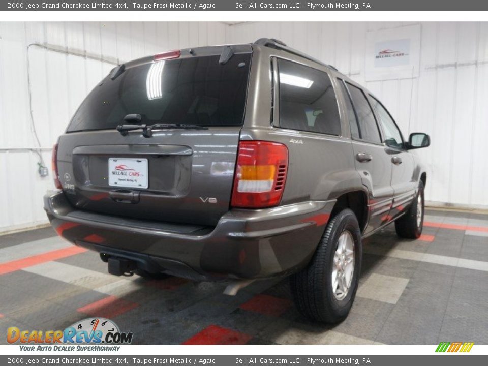 2000 Jeep Grand Cherokee Limited 4x4 Taupe Frost Metallic / Agate Photo #8