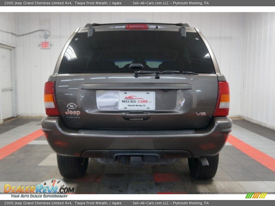 2000 Jeep Grand Cherokee Limited 4x4 Taupe Frost Metallic / Agate Photo #9