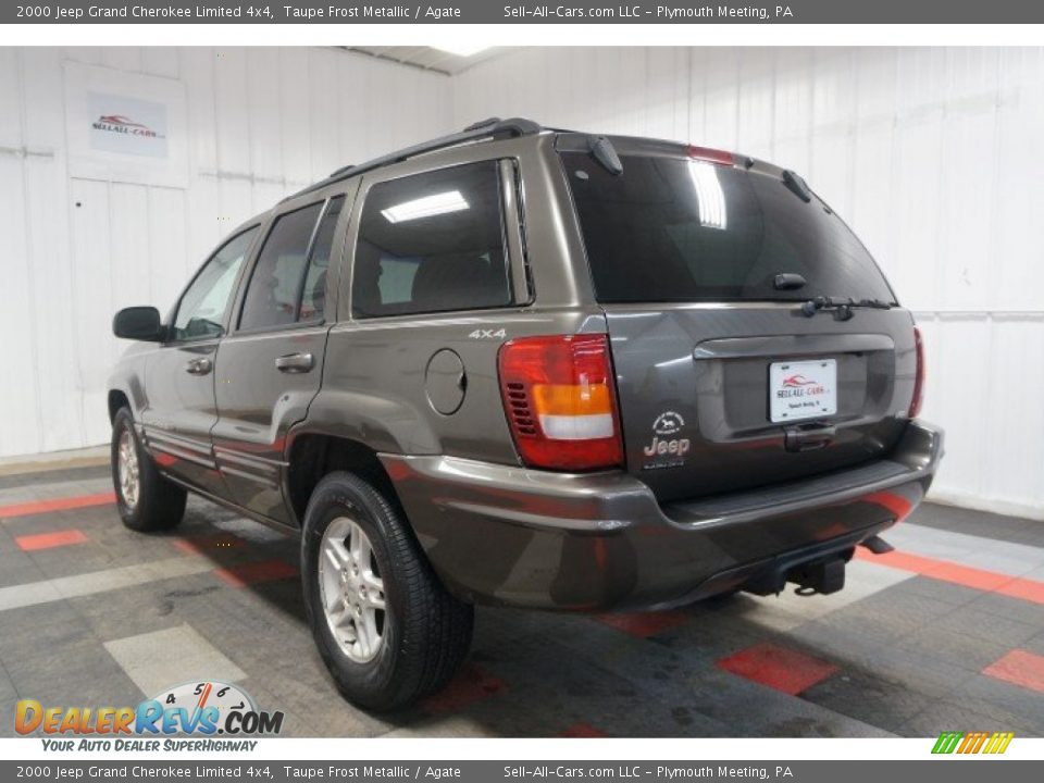 2000 Jeep Grand Cherokee Limited 4x4 Taupe Frost Metallic / Agate Photo #10