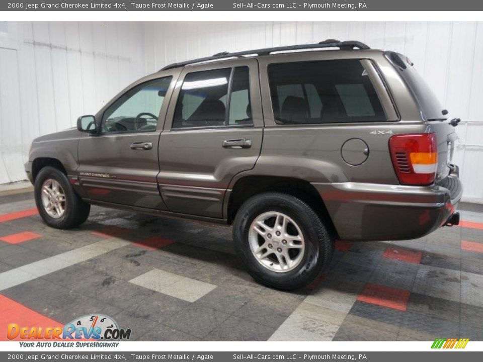 2000 Jeep Grand Cherokee Limited 4x4 Taupe Frost Metallic / Agate Photo #11