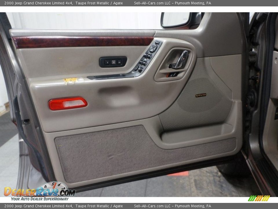 2000 Jeep Grand Cherokee Limited 4x4 Taupe Frost Metallic / Agate Photo #12