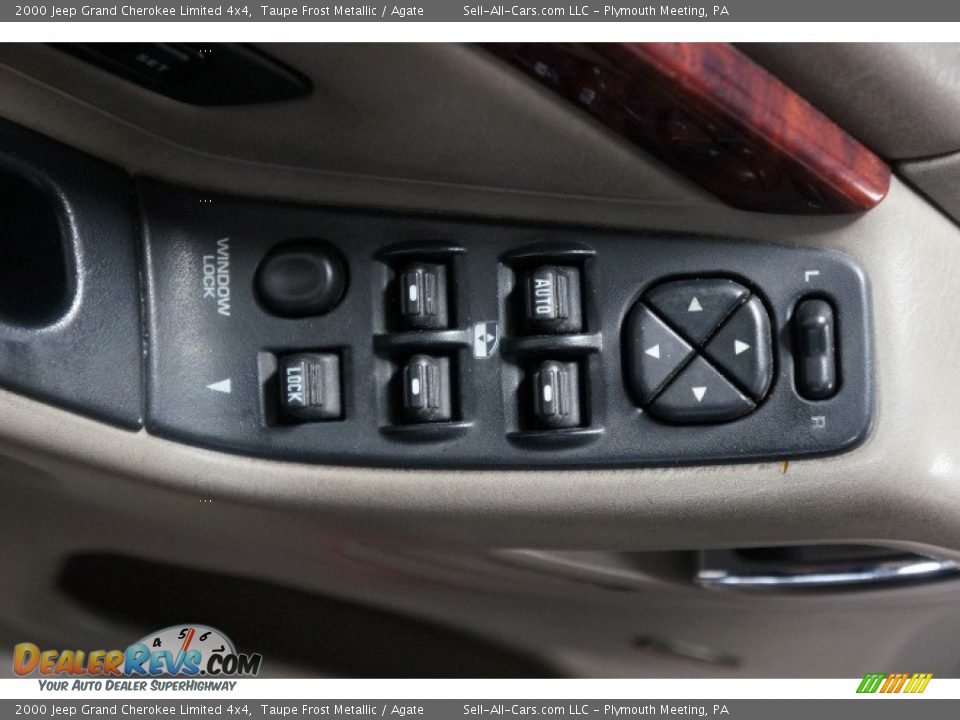 2000 Jeep Grand Cherokee Limited 4x4 Taupe Frost Metallic / Agate Photo #15