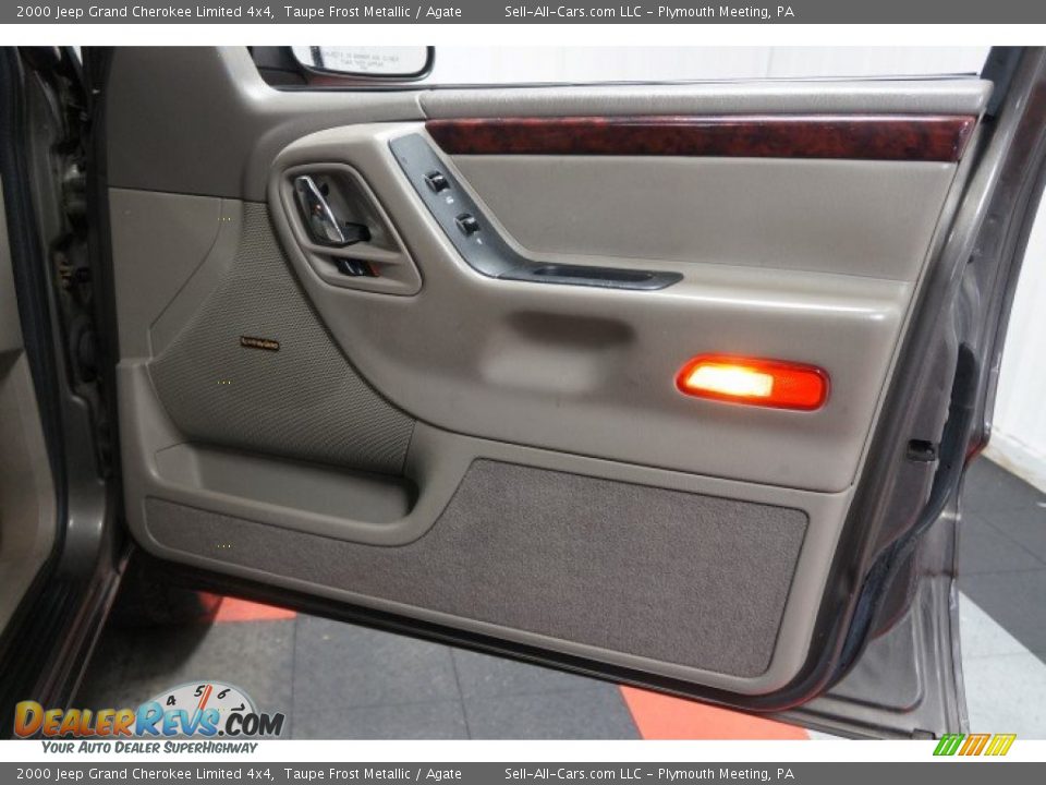 2000 Jeep Grand Cherokee Limited 4x4 Taupe Frost Metallic / Agate Photo #19