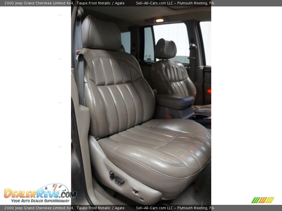 2000 Jeep Grand Cherokee Limited 4x4 Taupe Frost Metallic / Agate Photo #20