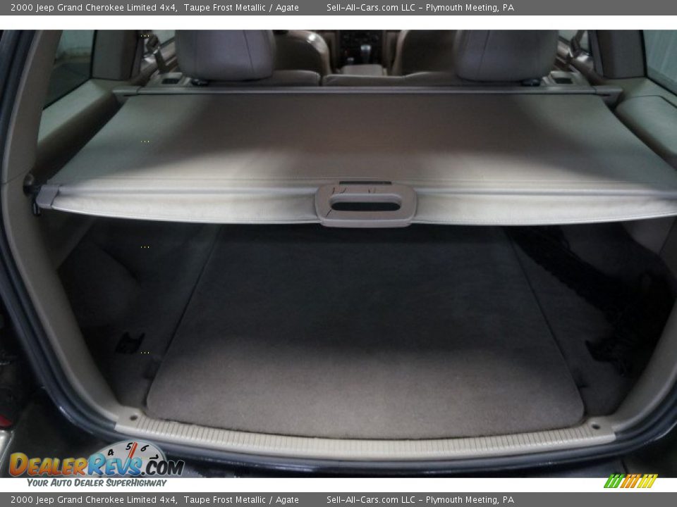 2000 Jeep Grand Cherokee Limited 4x4 Taupe Frost Metallic / Agate Photo #23