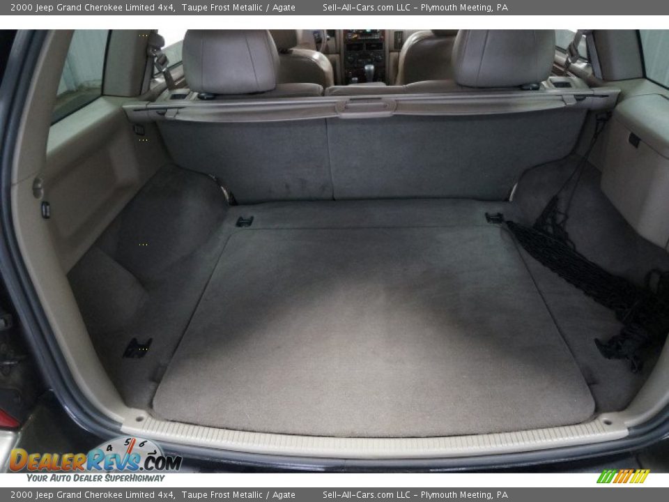 2000 Jeep Grand Cherokee Limited 4x4 Taupe Frost Metallic / Agate Photo #24