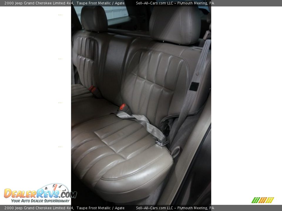 2000 Jeep Grand Cherokee Limited 4x4 Taupe Frost Metallic / Agate Photo #25