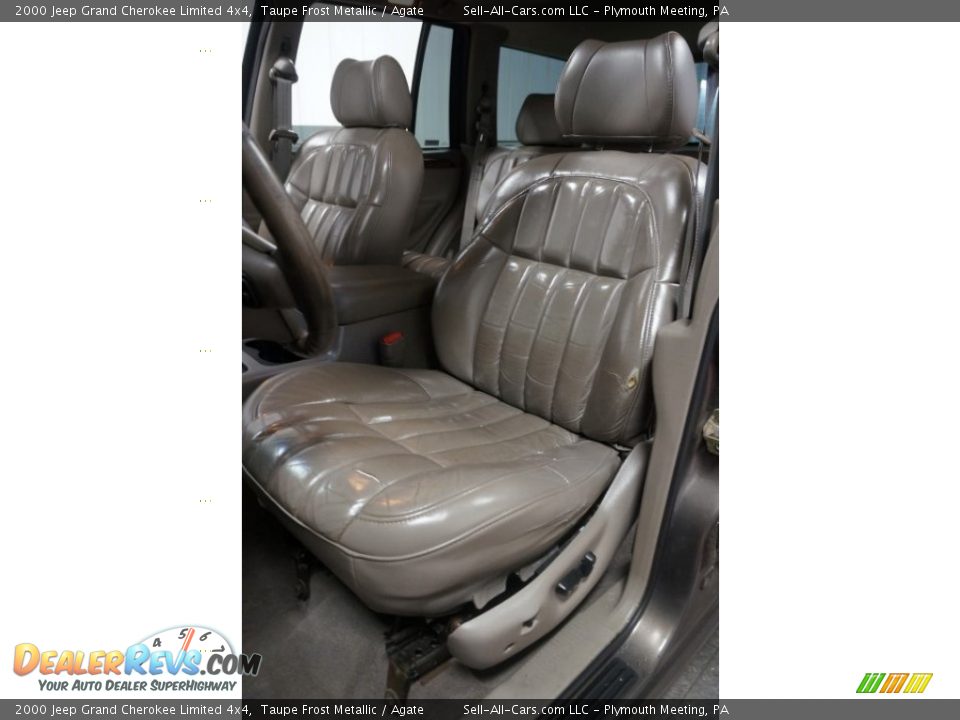2000 Jeep Grand Cherokee Limited 4x4 Taupe Frost Metallic / Agate Photo #26