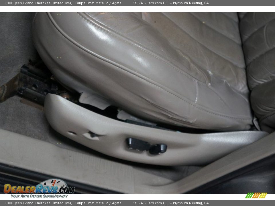2000 Jeep Grand Cherokee Limited 4x4 Taupe Frost Metallic / Agate Photo #27