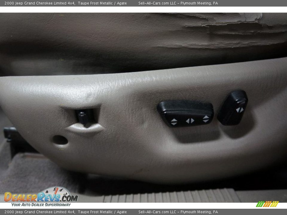 2000 Jeep Grand Cherokee Limited 4x4 Taupe Frost Metallic / Agate Photo #30