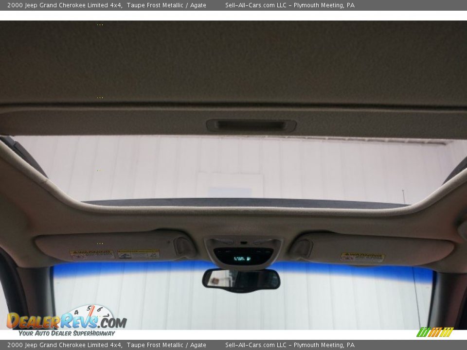 2000 Jeep Grand Cherokee Limited 4x4 Taupe Frost Metallic / Agate Photo #31