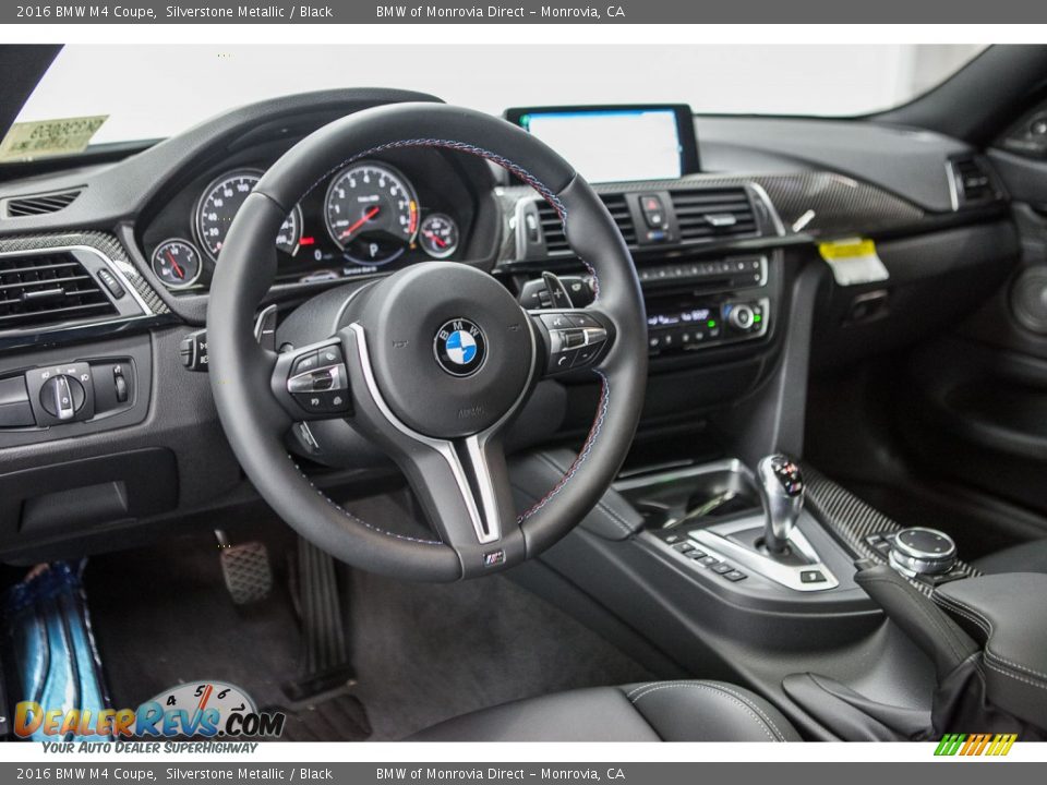 Black Interior - 2016 BMW M4 Coupe Photo #5