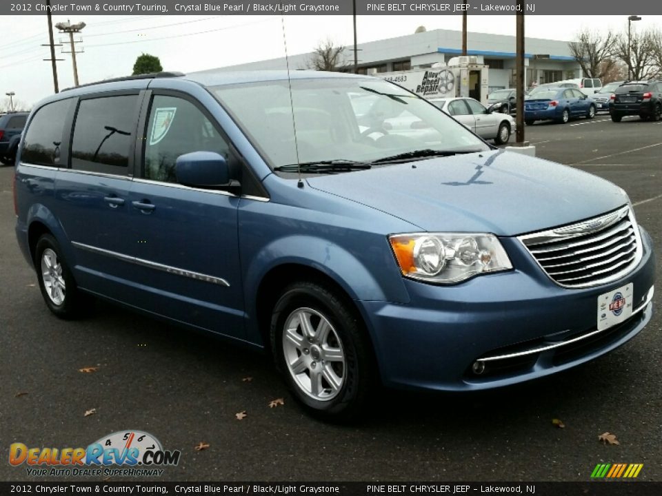 2012 Chrysler Town & Country Touring Crystal Blue Pearl / Black/Light Graystone Photo #3