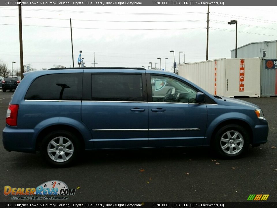 2012 Chrysler Town & Country Touring Crystal Blue Pearl / Black/Light Graystone Photo #5