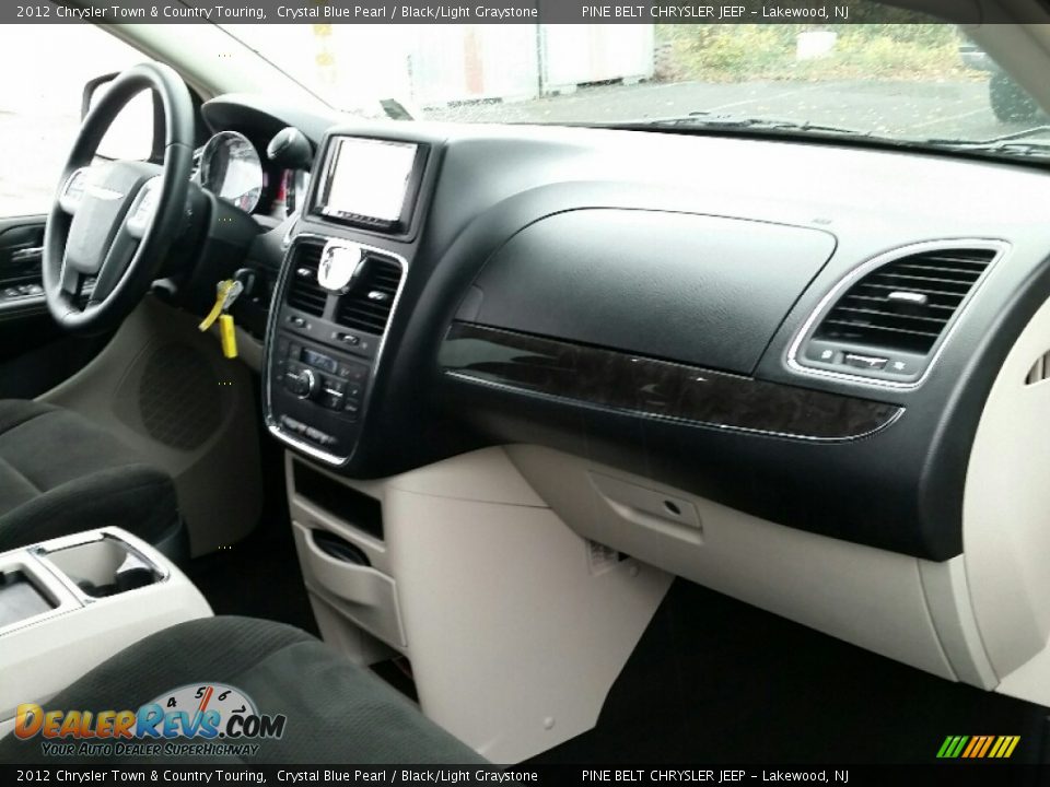 2012 Chrysler Town & Country Touring Crystal Blue Pearl / Black/Light Graystone Photo #6