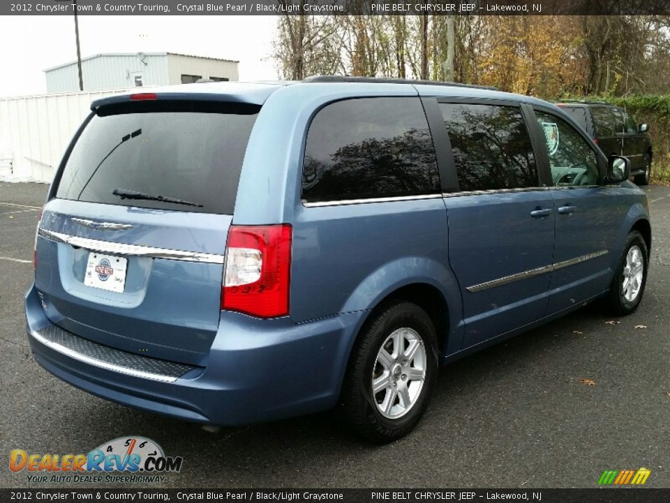 2012 Chrysler Town & Country Touring Crystal Blue Pearl / Black/Light Graystone Photo #7