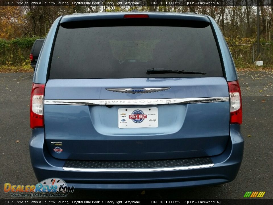 2012 Chrysler Town & Country Touring Crystal Blue Pearl / Black/Light Graystone Photo #8