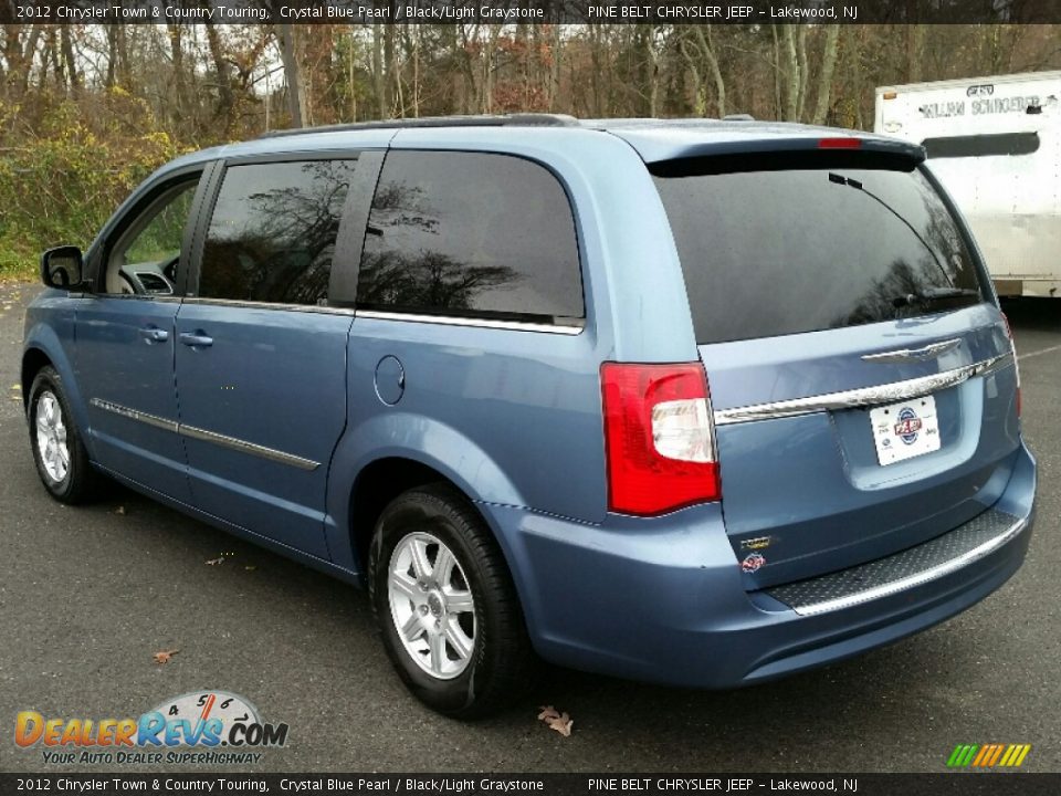 2012 Chrysler Town & Country Touring Crystal Blue Pearl / Black/Light Graystone Photo #10