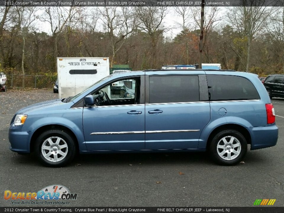 2012 Chrysler Town & Country Touring Crystal Blue Pearl / Black/Light Graystone Photo #11