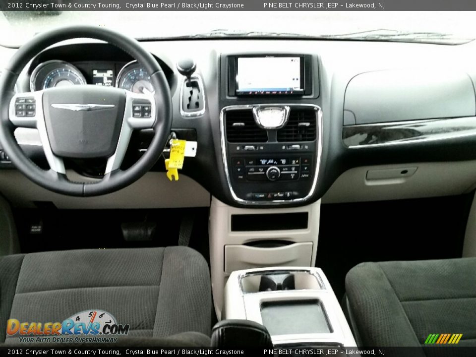 2012 Chrysler Town & Country Touring Crystal Blue Pearl / Black/Light Graystone Photo #13