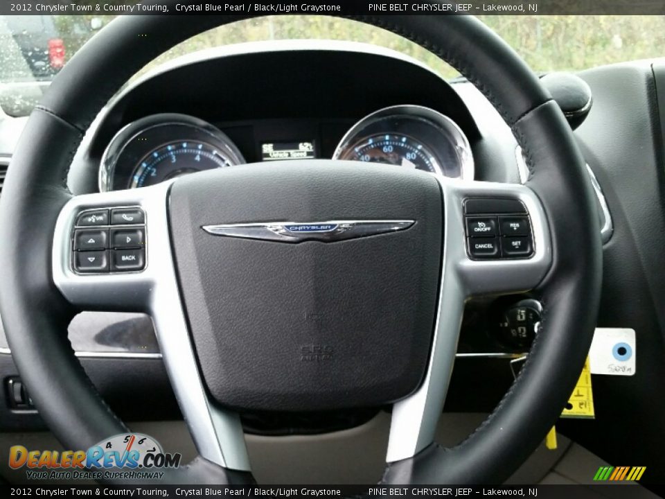 2012 Chrysler Town & Country Touring Crystal Blue Pearl / Black/Light Graystone Photo #14