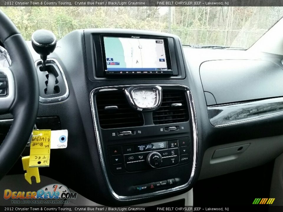 2012 Chrysler Town & Country Touring Crystal Blue Pearl / Black/Light Graystone Photo #15
